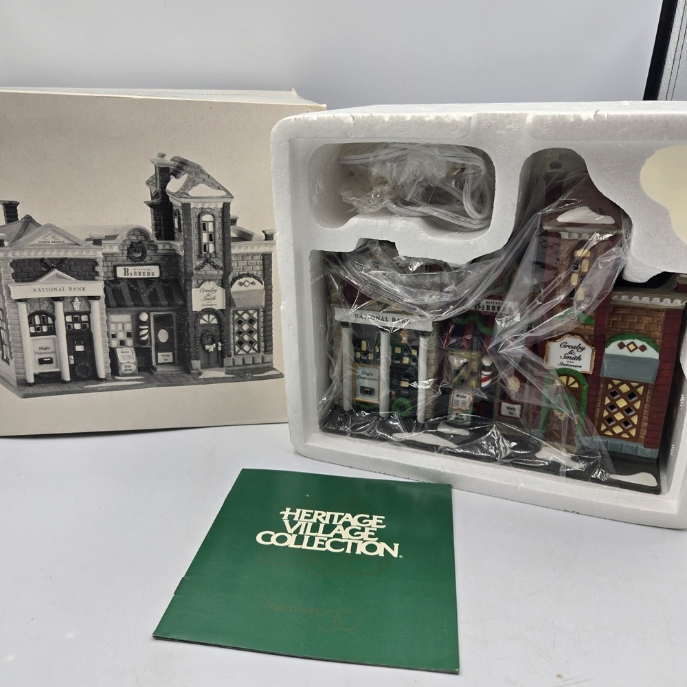 Department 56 Riverside Row Shops Christmas In The City Series 58888 New NOS